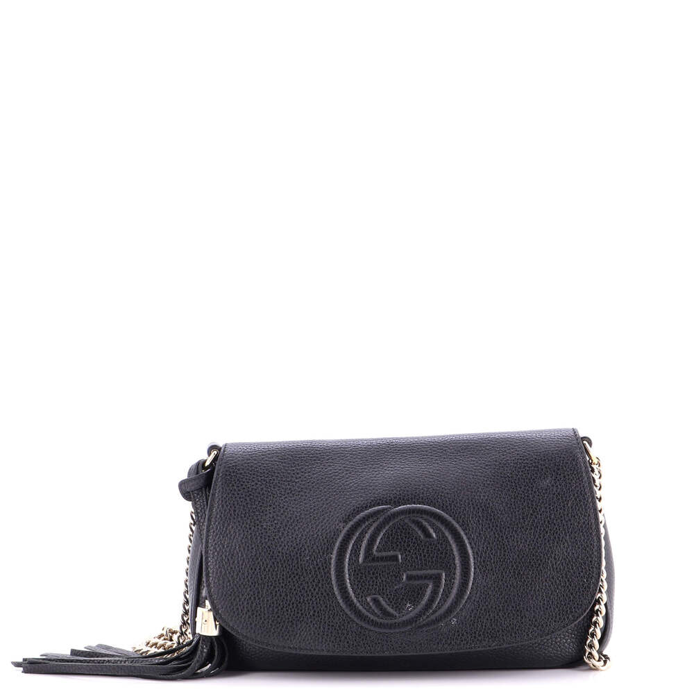 Gucci Soho Chain Crossbody Bag Leather #237167G11B